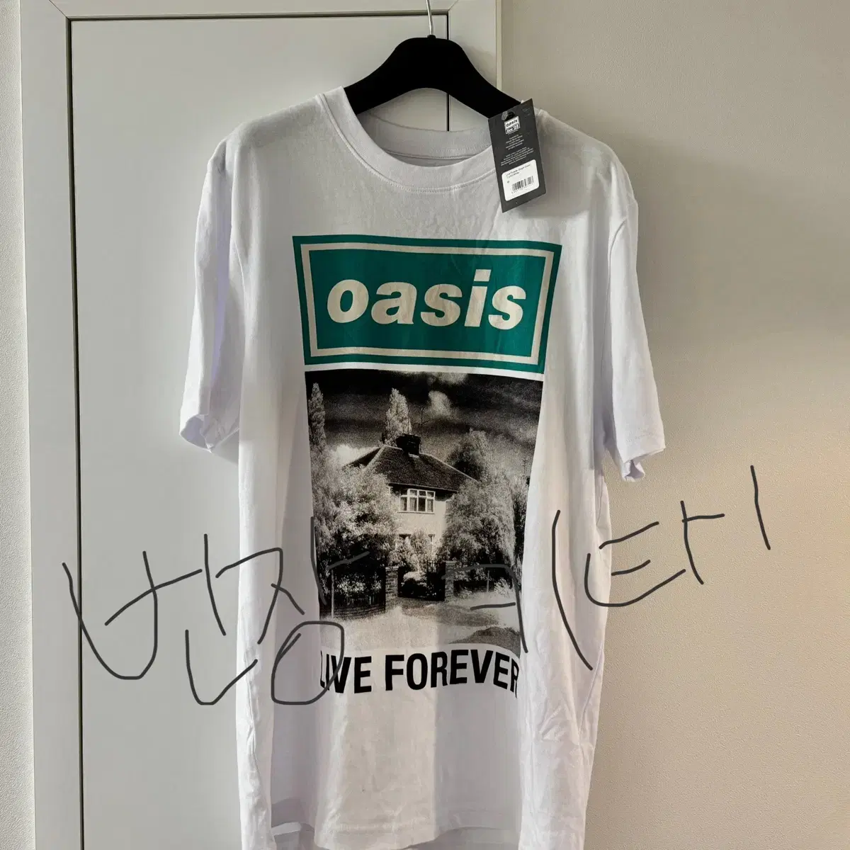oasis 30th Tシャツ アダム エ ロペ Live Forever 白